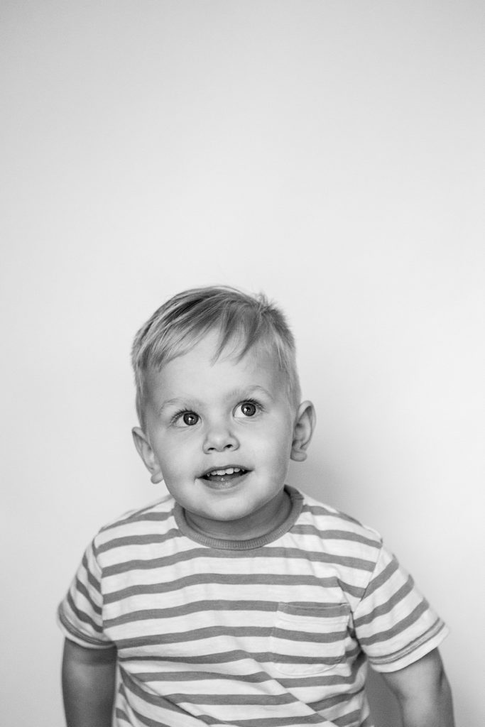 Iowa City black and white portraits for kids - Jen Madigan