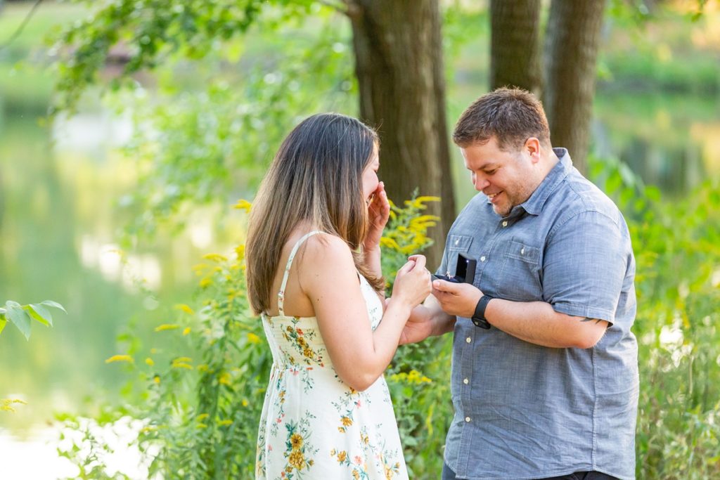 Surprise proposal at the Peabody Estate - Jen Madigan